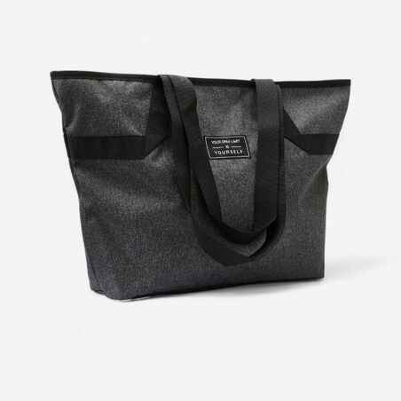 25 L Sport Tote - Mottled Grey