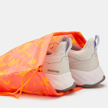 Складна сумка для взуття для фітнесу коралова/рожева
