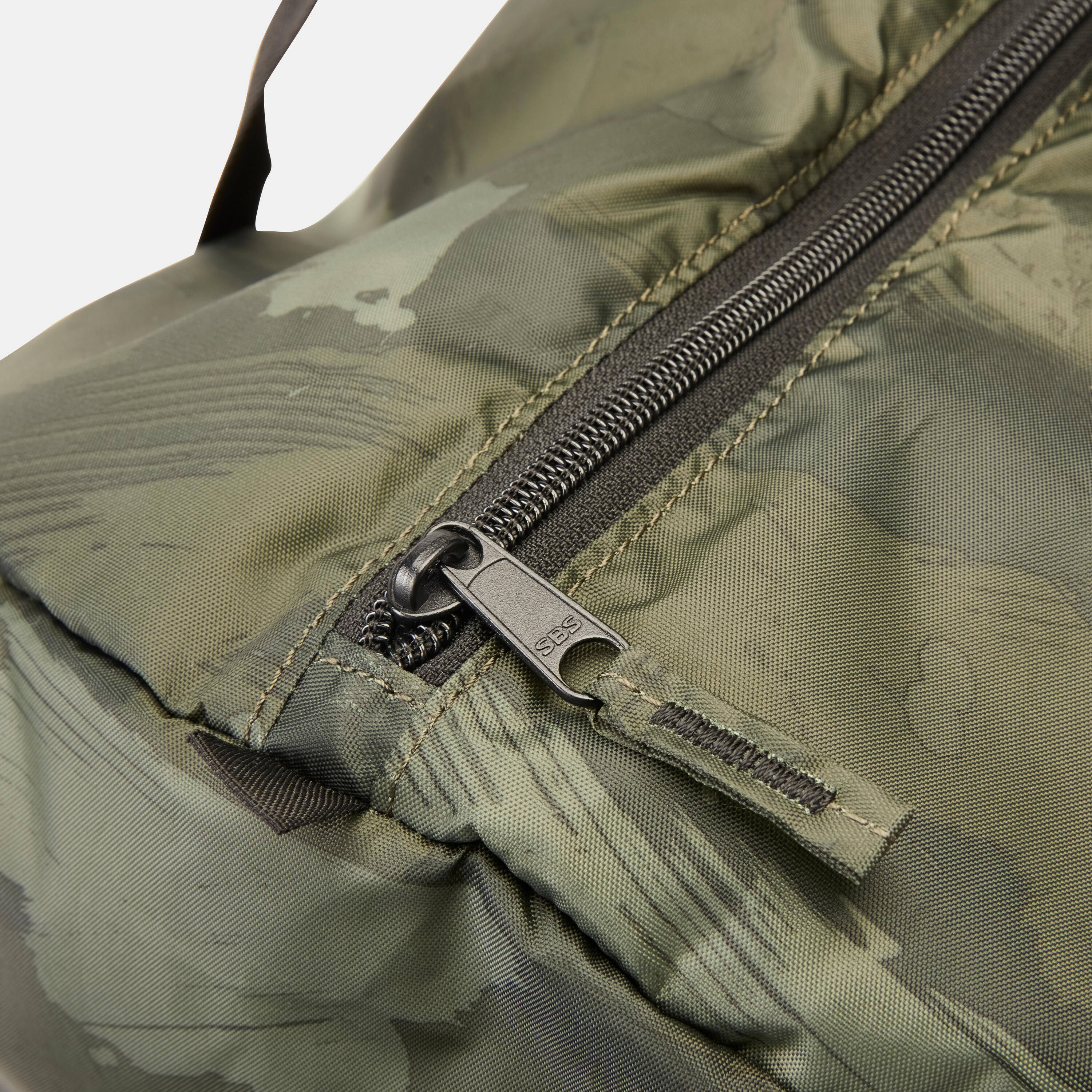 Gym Duffel Bag, Multiple Compartments, Foldable, 30L Capacity - Khaki -  4