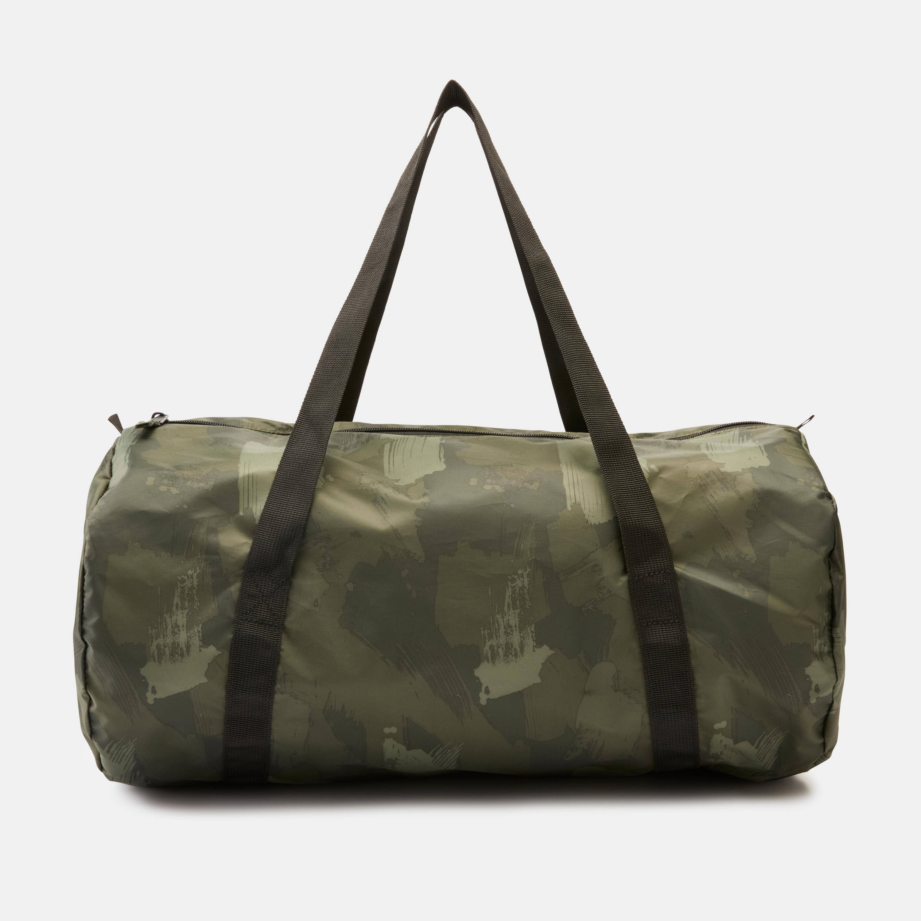 Gym Duffel Bag, Multiple Compartments, Foldable, 30L Capacity - Khaki -  3