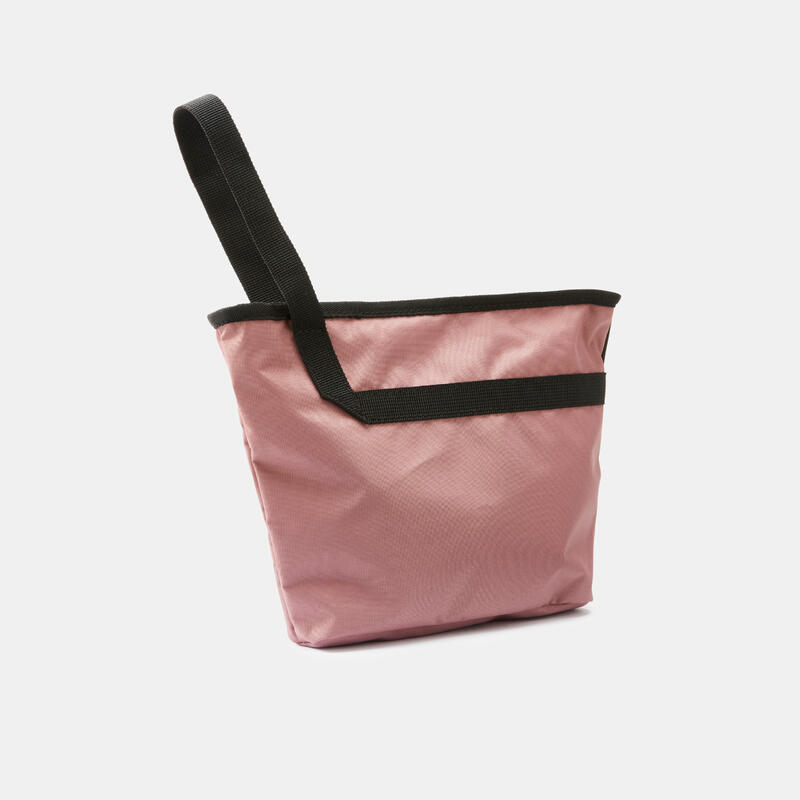 Pochette rose taupe pour sac de fitness