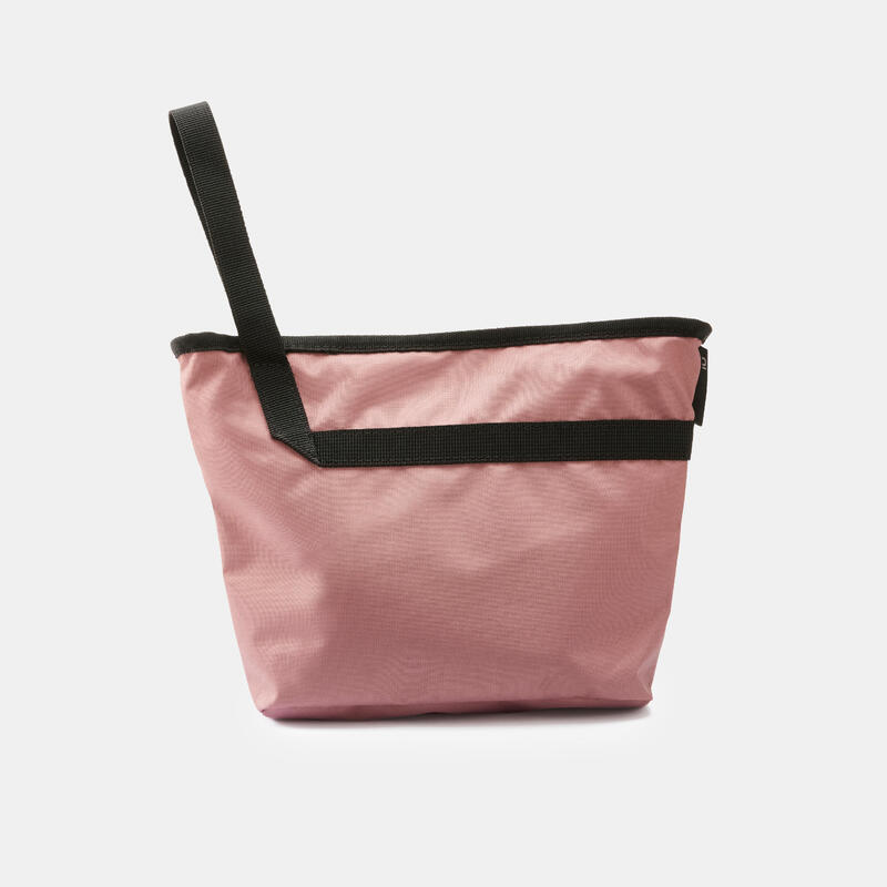 Pochette rose taupe pour sac de fitness