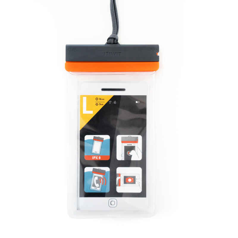 Baseus Pochette Smartphone Jusqu'à 7'' Étanche Waterproof 30m IPX8 Airbag  Rose - Coque téléphone - LDLC