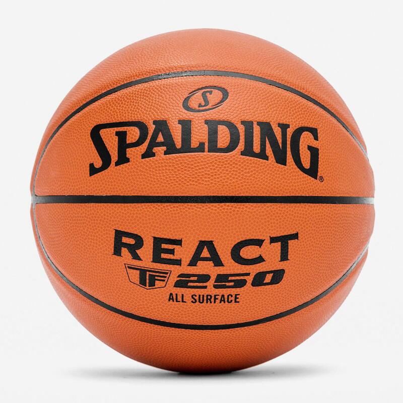 Balón de baloncesto Spalding TF 250 REACT todas superficies talla 7