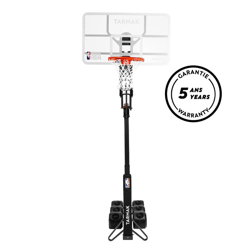 Infecteren brand fragment TARMAK Opvouwbare basketbalpaal verstelbaar van 2,10 m tot 3,05 m B900 BOX  NBA | Decathlon