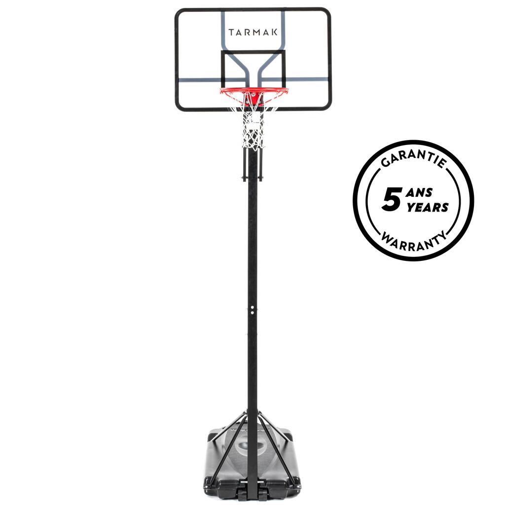 Basketball Hoop By Tarmak - 2.40m to 3.05m With Easy Adjustment