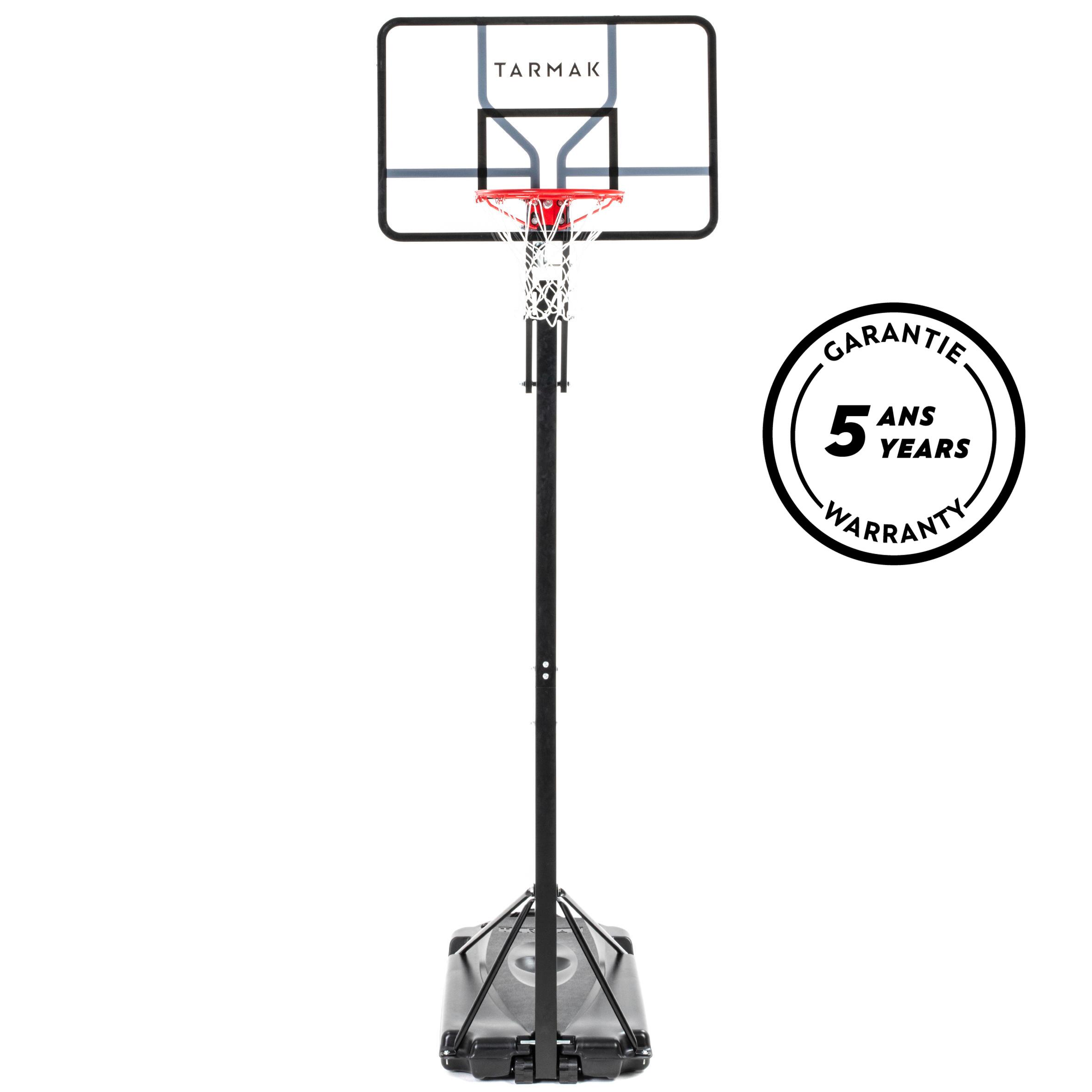 Portable Basketball Hoop, Backboard With Overhang, Adjustable To 3.05 m B700 Pro