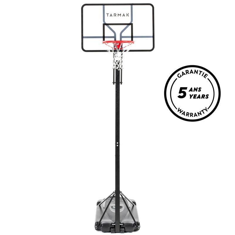 Panier de basket enfant/adulte B700 Pro. 2,40m à 3,05m. 7 hauteurs de jeu.