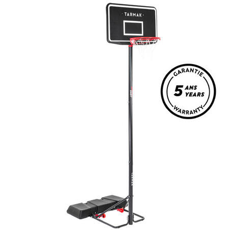 Panier de basket sur pied réglable de 1,30m à 1,60m Enfant - K500