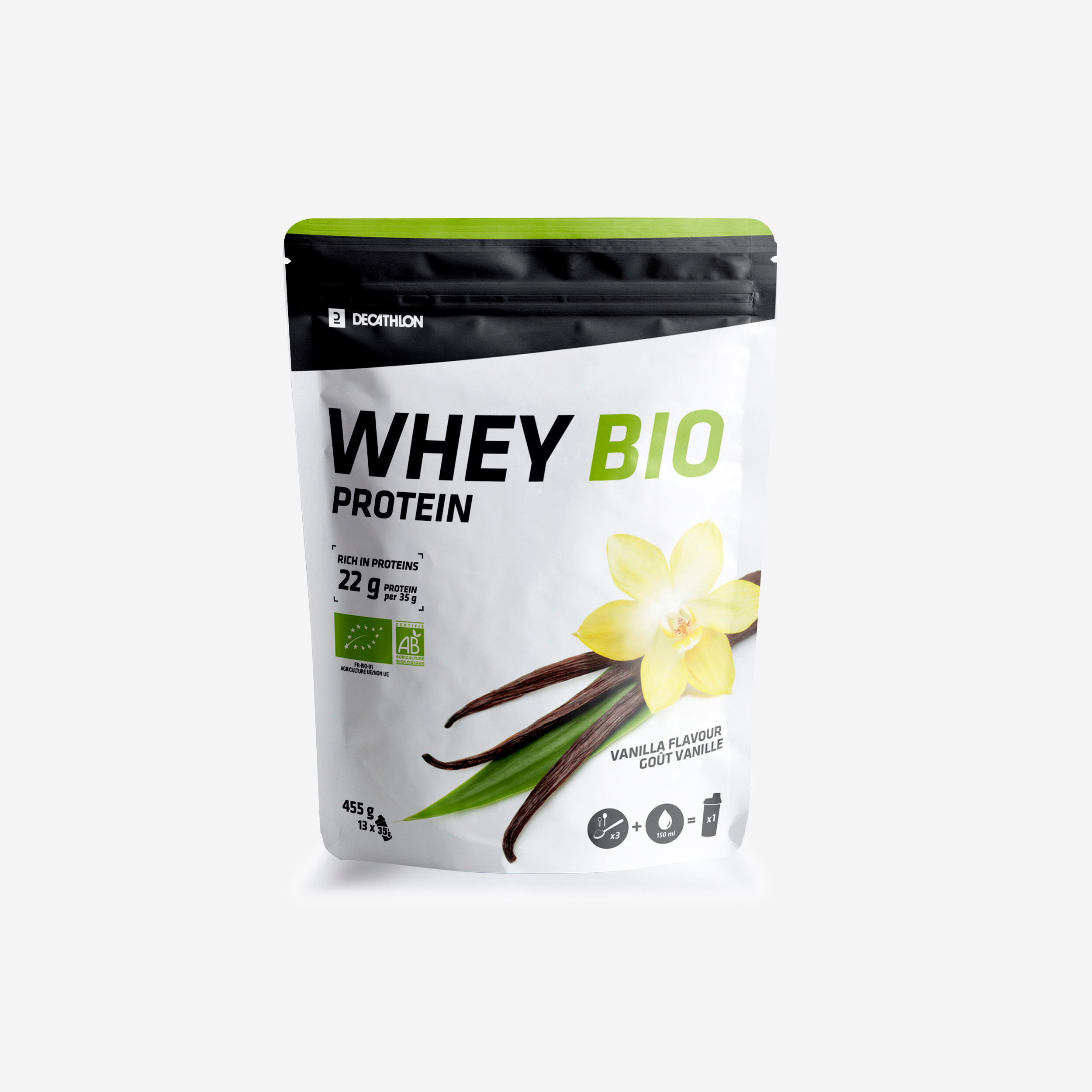 Whey Protein Vanilla 455 g 1/2