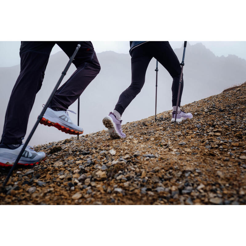 Schoenen voor bergwandelen heren MH500 LIGHT lichtgrijs