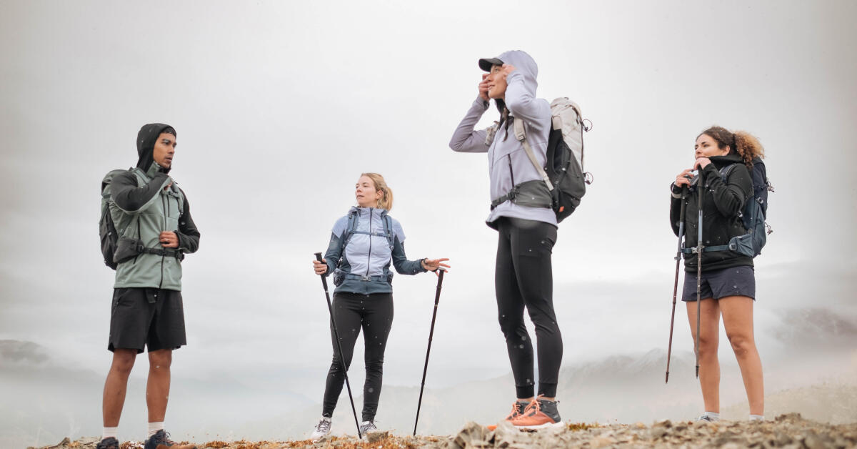 Zapatillas de montaña y trekking impermeables Mujer Quechua MH500 gris -  Decathlon