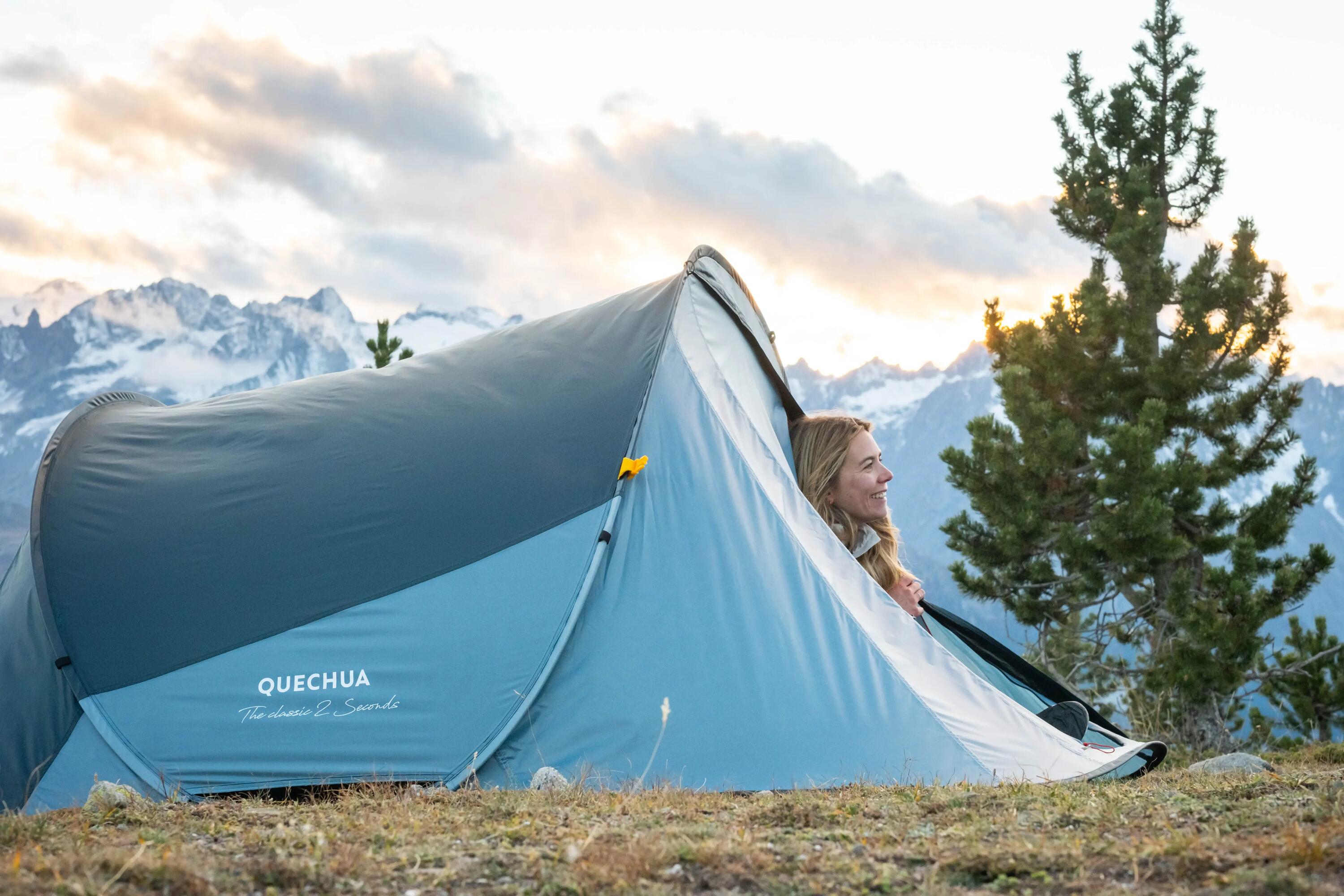 Instant 3-person camping tent, 2 Seconds - Blue 11/23
