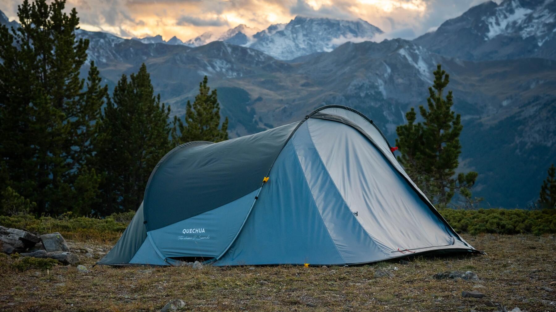 tenda de campismo 2 seconds decathlon