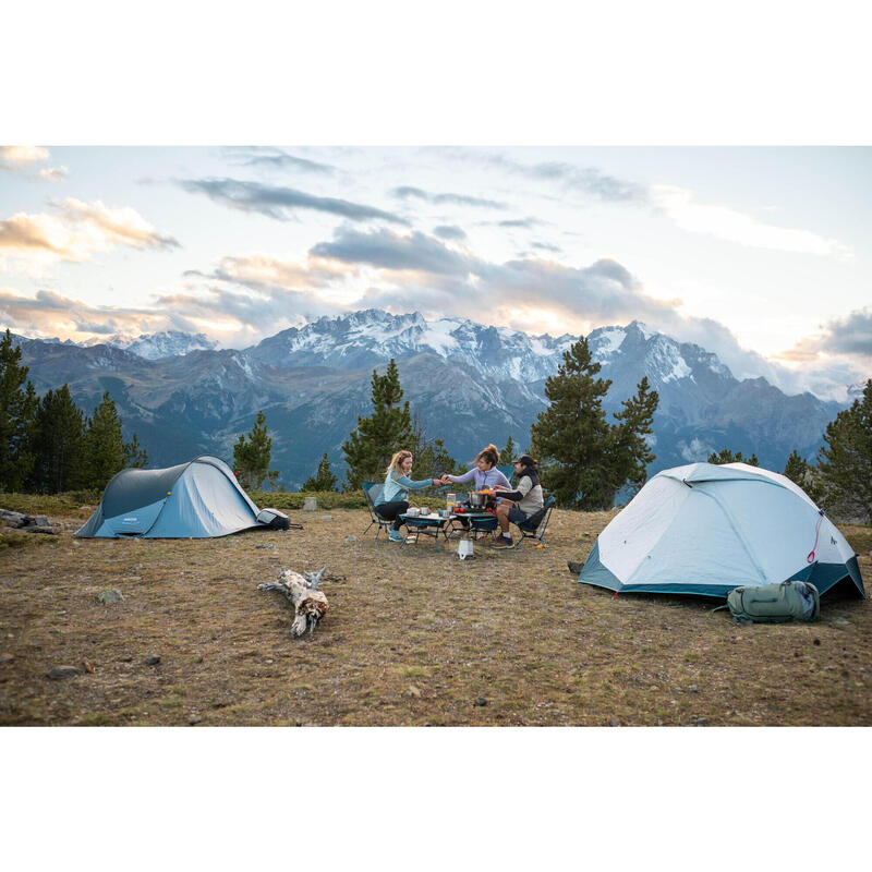 Tenda campeggio 2 SECONDS blu | 3 posti