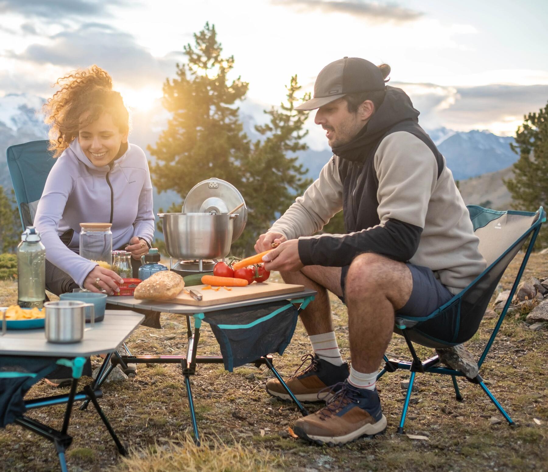 Tables et chaises vanlife
