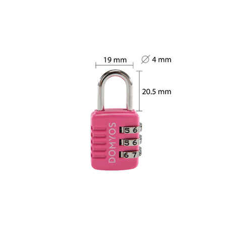 Combination Padlock - Pink