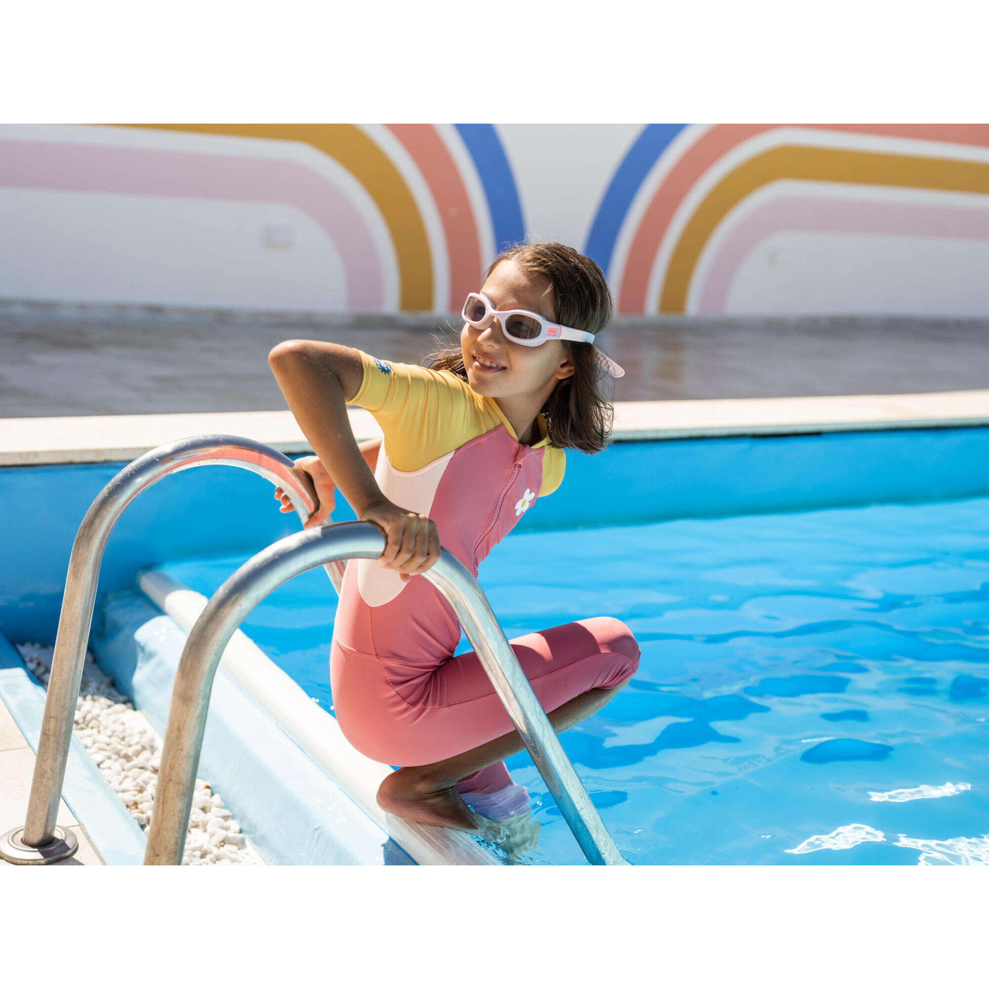 Combinaison Natation Shorty Swim Rose NABAIJI Decathlon