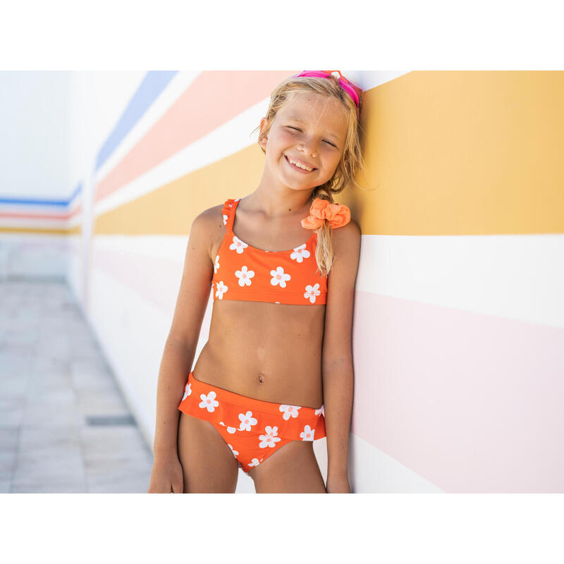 Bikinibroekje voor zwemmen meisjes Lila Marg rood