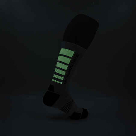Storos pusilgės bėgimo kojinės „Run 900 Thick“, fosforescuojančios