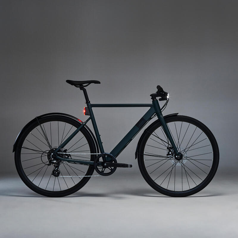 Bicicletă de oraș Elops Speed 900 verde