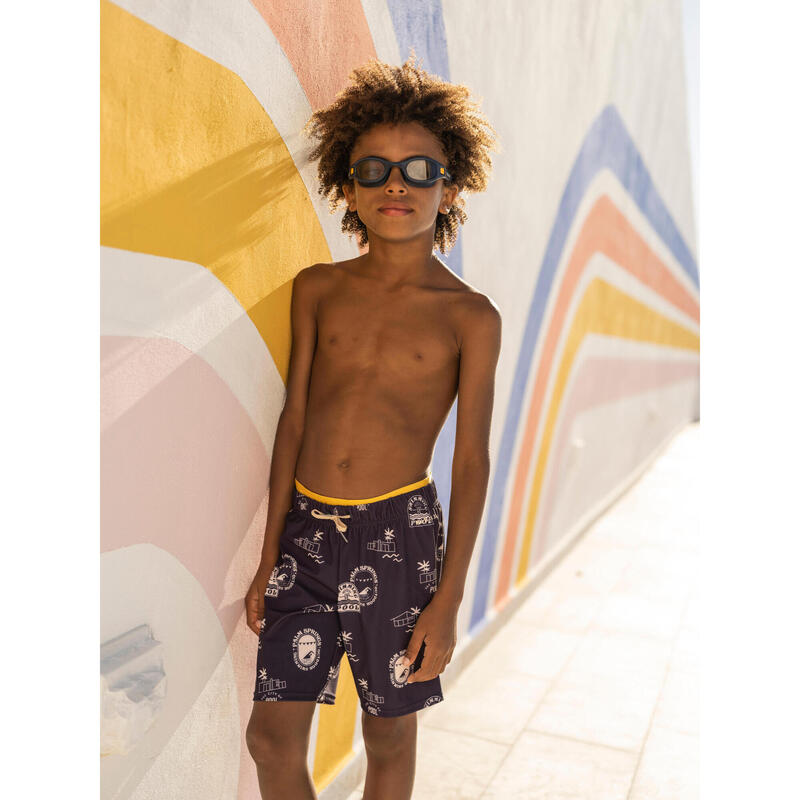 Gafas natación niños Soft Azul Amarillo Cristales Claros