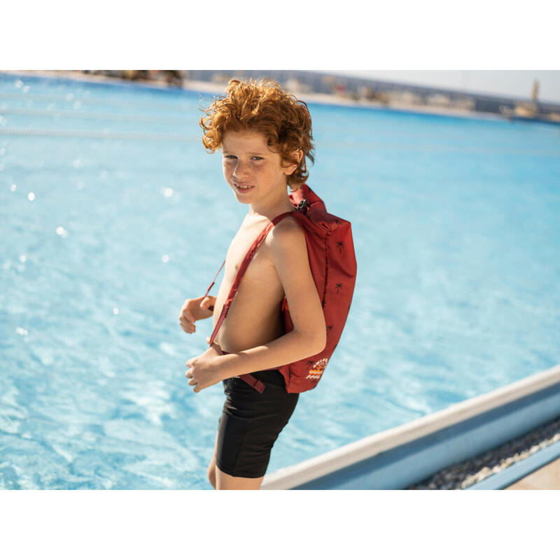 Swimming backpack Lighty Palm red