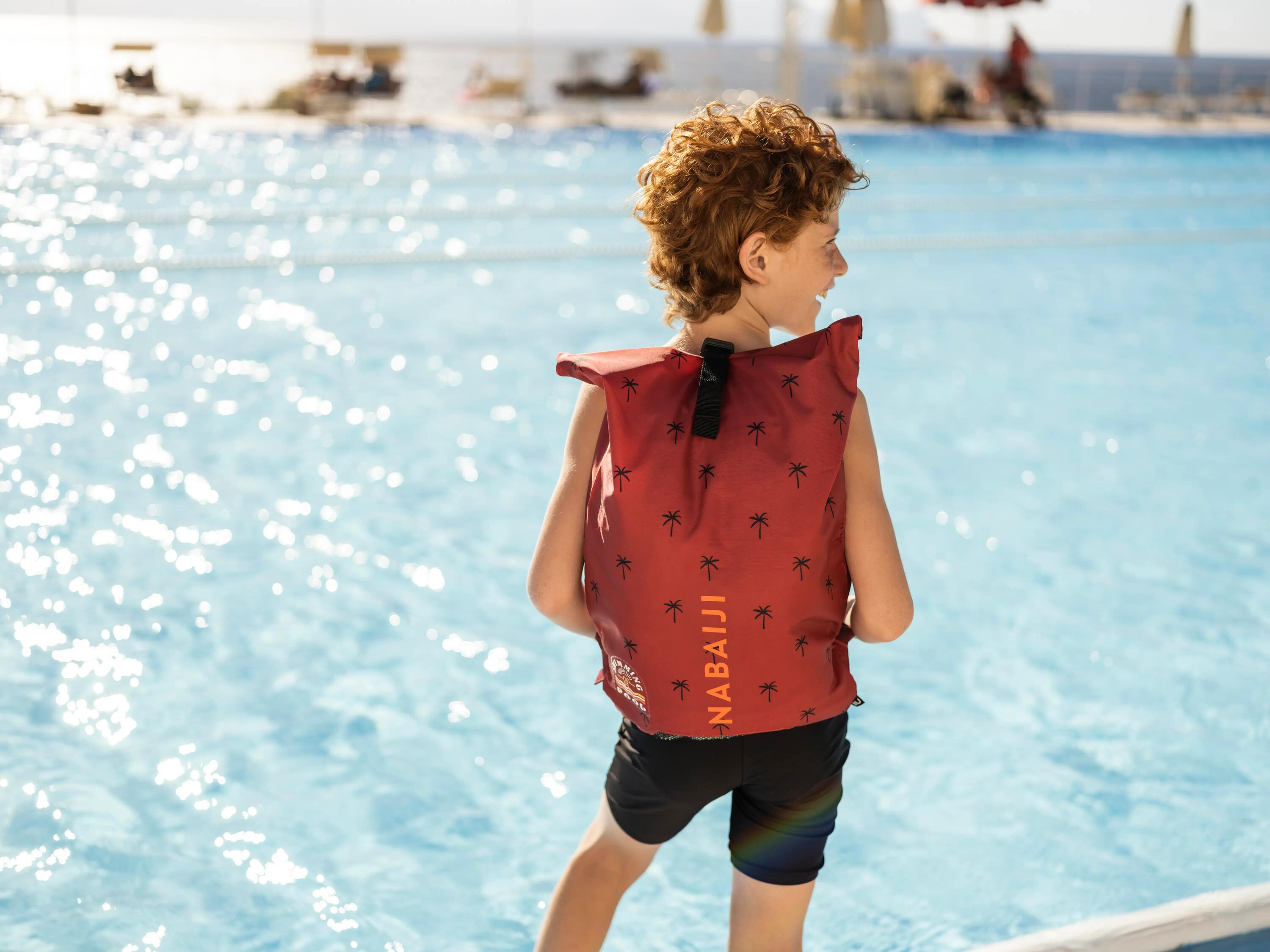 Swimming backpack Lighty Palm red 6/7