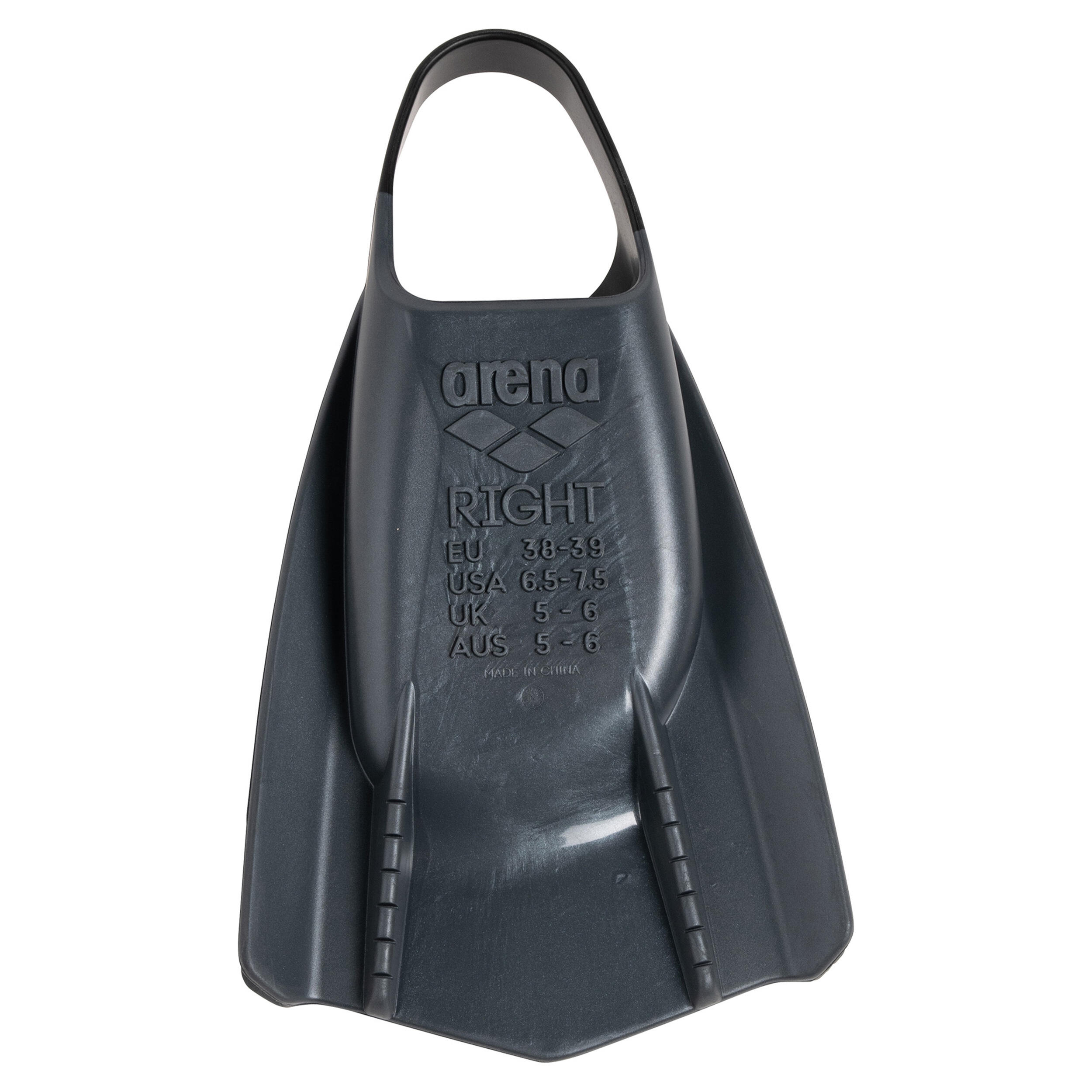 Palmes de natation ARENA POWER FINS PRO II noire 3/4