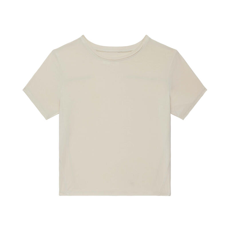 絲質 T 恤 520－蛋殼白