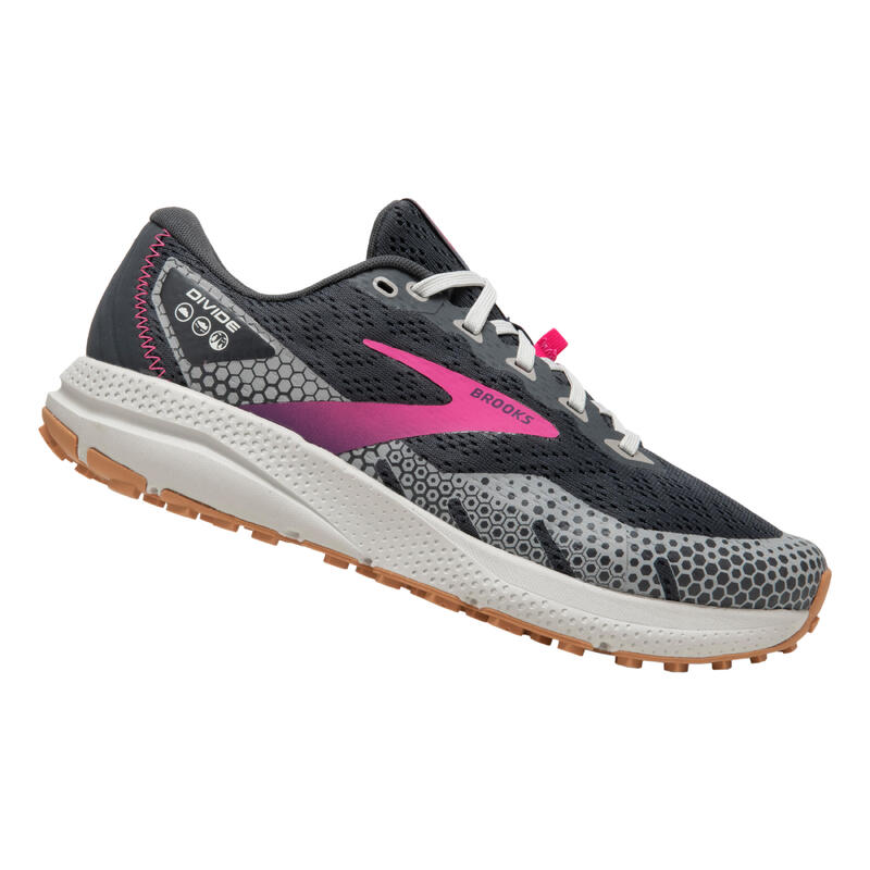 CHAUSSURE DE TRAIL RUNNING POUR FEMME BROOKS DIVIDE 3 EBONY