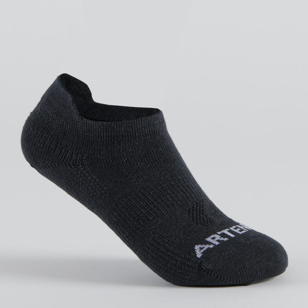 Kids' Low Tennis Socks RS 160 Tri-Pack - Green/Purple