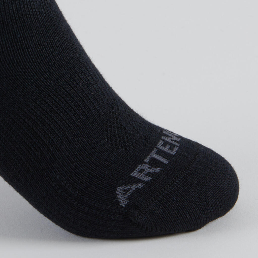 CHAUSSETTES DE SPORT ENFANT BASSES ARTENGO RS 160 BLANC LOGO COEUR LOT DE 3 @