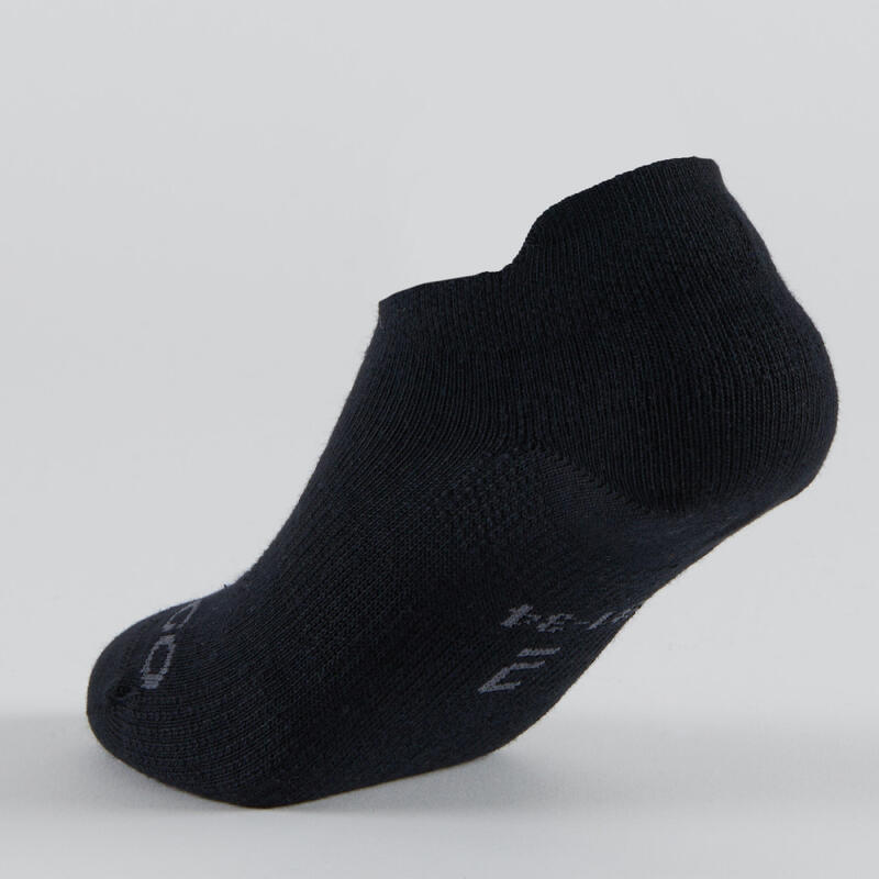 Çocuk Tenis Çorabı - Kısa Konç - 3 Çift - Siyah / Gri - RS 160