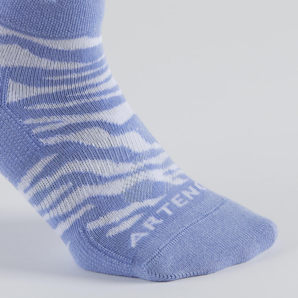 Tennissocken 3er-Pack - RS 160 weiss mit Motiven