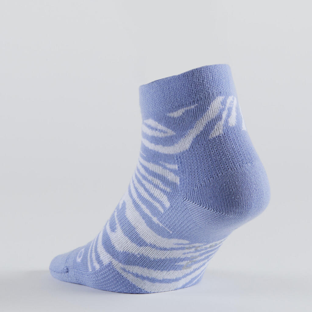 Tennissocken 3er-Pack - RS 160 weiss mit Motiven