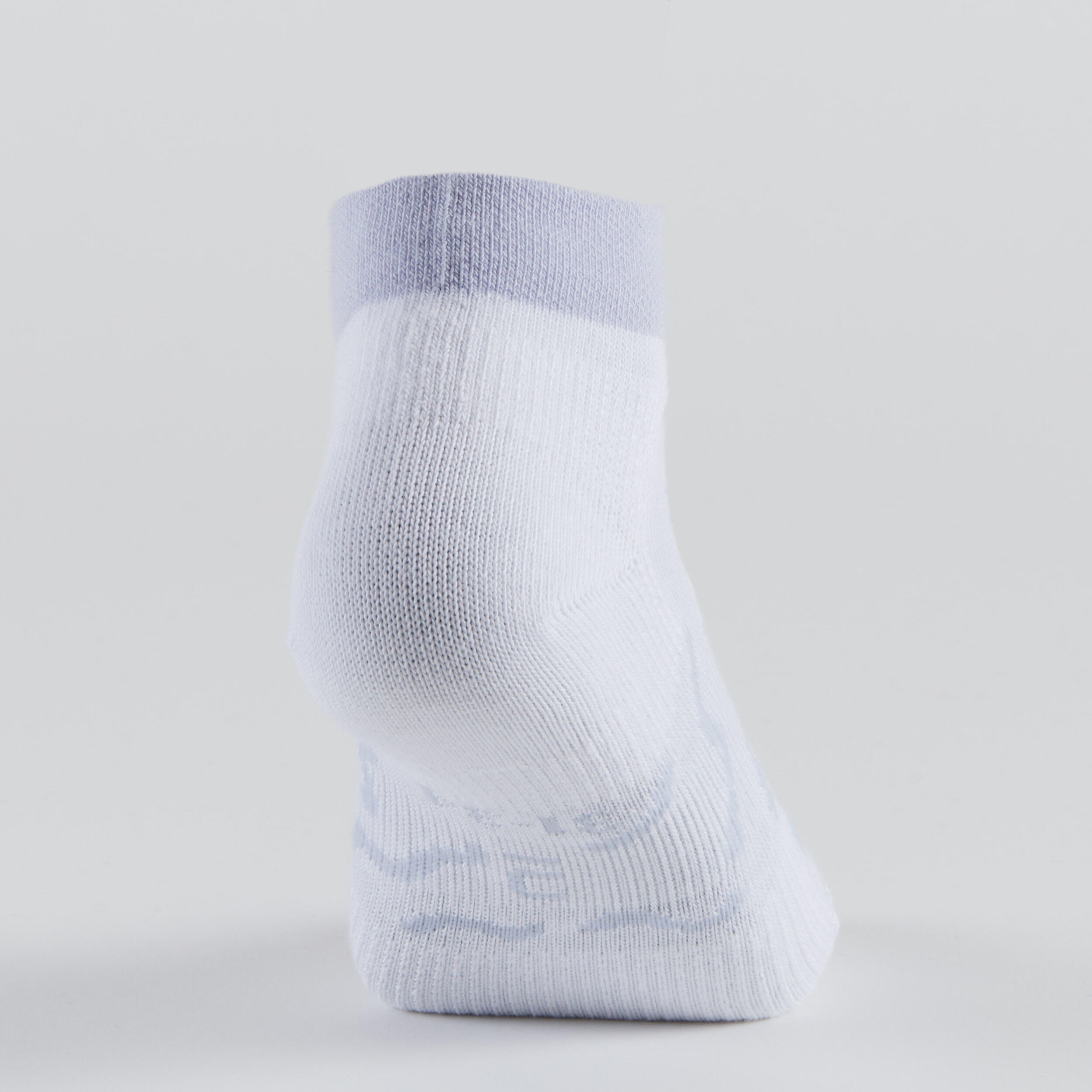 Kids' Mid Sports Socks RS 160 Tri-Pack - White/Pastel 12/14