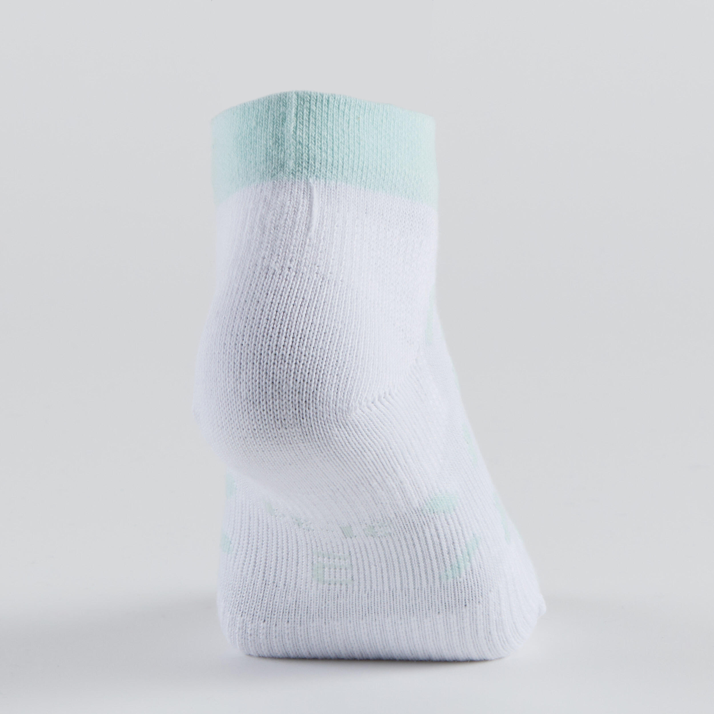 Kids' Mid Sports Socks RS 160 Tri-Pack - White/Pastel 11/14