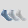 Kinder Tennissocken Mid 3er-Pack - RS 160 blau/grau/weiss