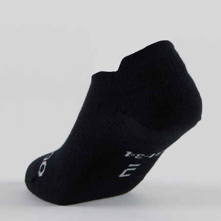 Vaikiškos trumpos sportinės kojinės „RS 160“, 3 poros, baltos, juodos