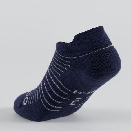 Teget s printom dečje kratke čarape za tenis RS 160 (3 para)