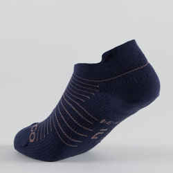 Kids' Low Tennis Socks Tri-Pack RS 160 - Navy/Print