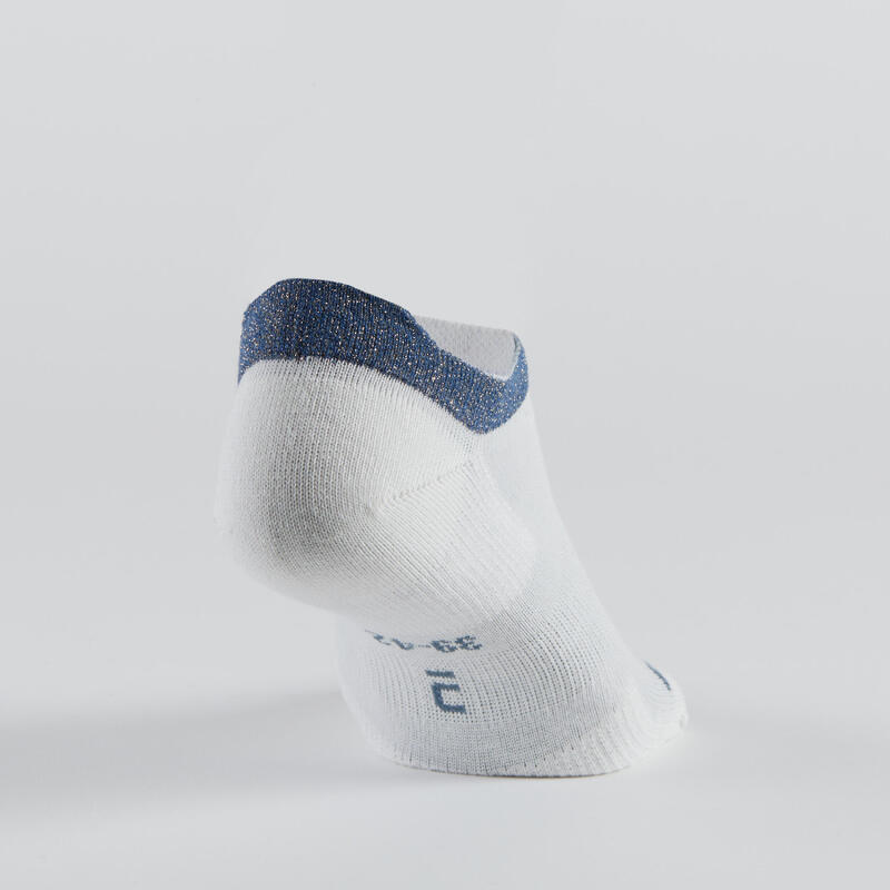 Tennissocken Low 3er-Pack - RS 160 weiss/Motive 