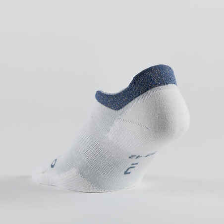 Trumpos sportinės kojinės „RS 160“, 3 poros, baltos, su raštu