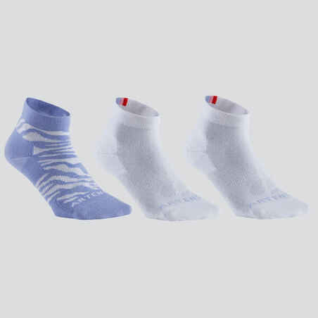 Bele srednje visoke nogavice RS160 za otroke (3 pari)