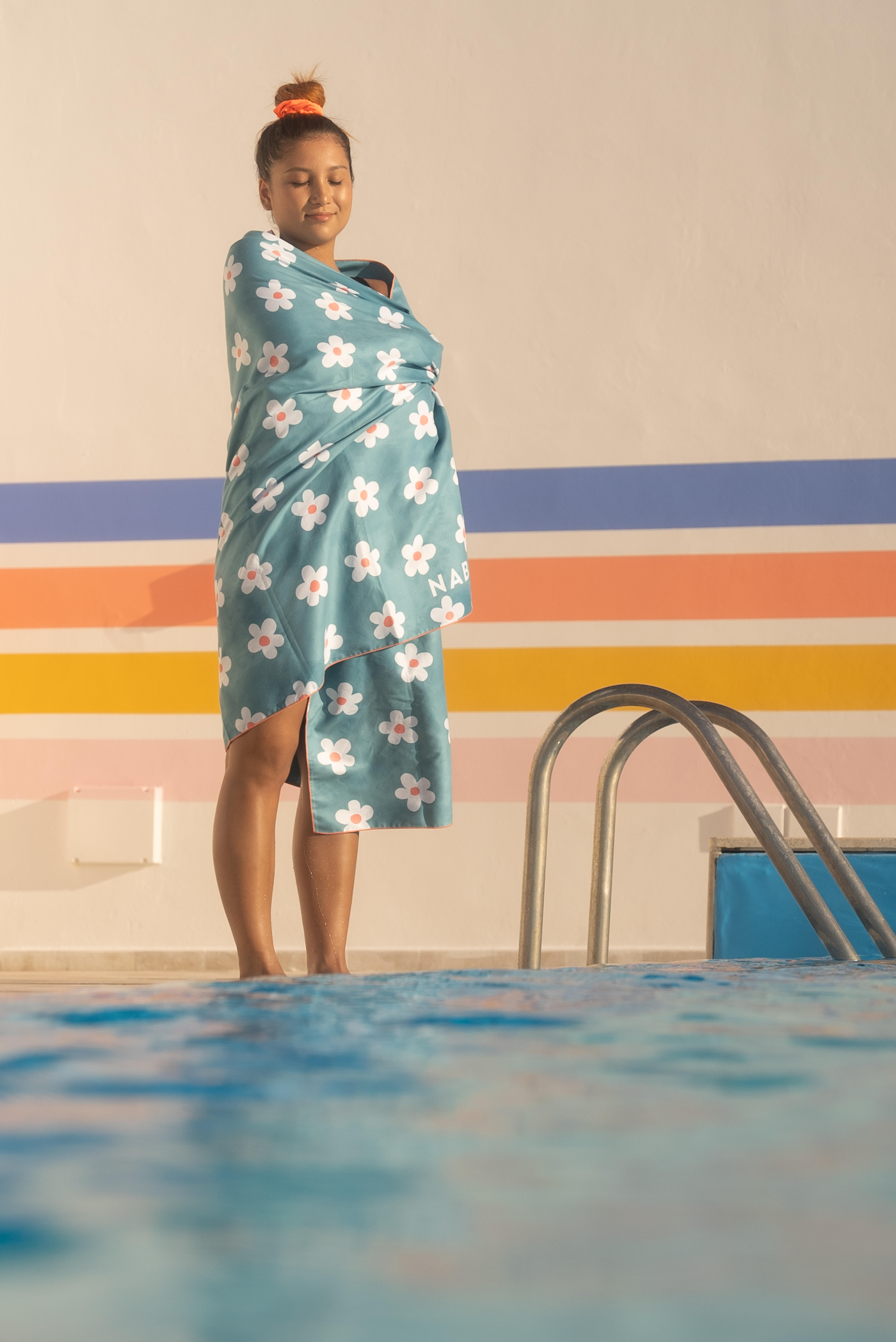 Microfibre Towel XL with Print – 110 x 175 cm - NABAIJI