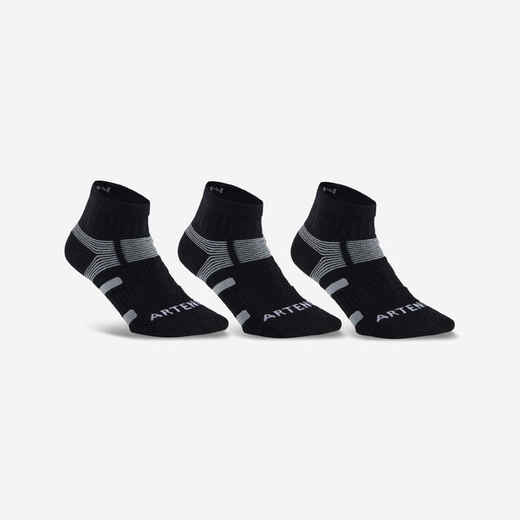 
      Športové ponožky RS 560 stredne vysoké 3 páry čierno-sivé
  