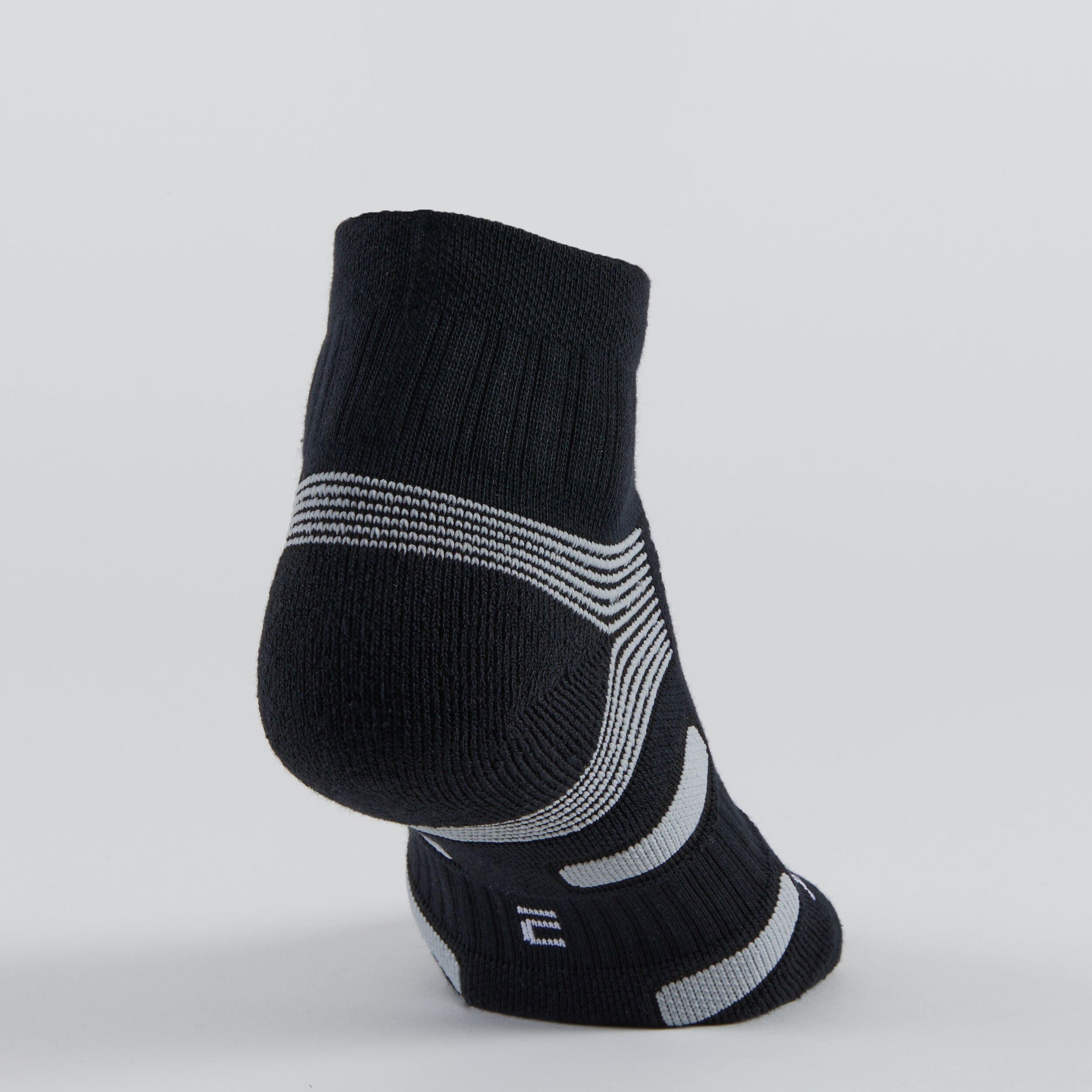 Chaussettes de tennis x3 - RS 560 noir/gris - ARTENGO