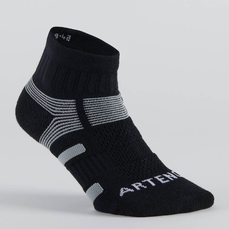 Mid Sports Socks Tri-Pack RS 560 - Black/Grey