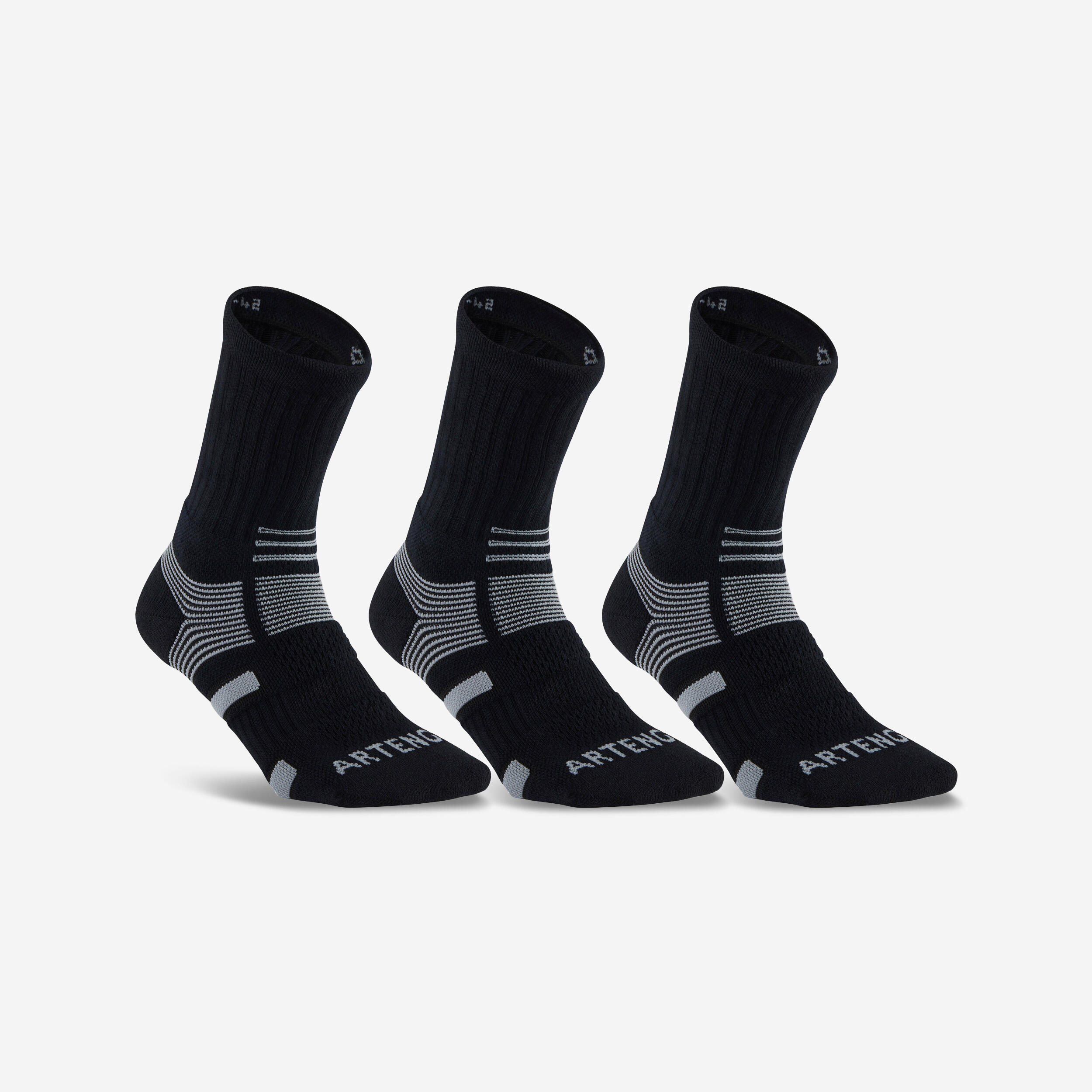 High Sports Socks Tri-Pack RS 560 - Black/Grey 1/6